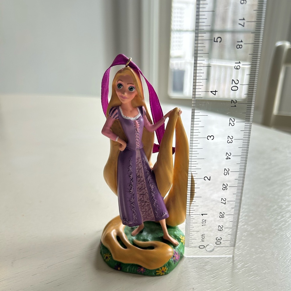 Purple and Gold Holiday Decor Statuette